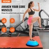 VEVOR 58 cm pusė treniruoklio kamuolio su elastingomis juostomis