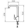 PYRAMIS SILVIO DUO granite pilkas concrete mixer