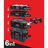 Q-Brick Mobili įrankių dėžė ant ratukų System Cart Two 6in1