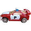 Radijo bangomis valdomas automobilis policijos automobilis, raudonas