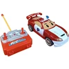 Radijo bangomis valdomas automobilis policijos automobilis, raudonas