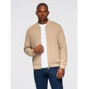 Raglan tipo bomber švarkas smėlio spalvos su pašiltinimu V2