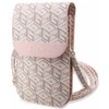 Guess krepšys telefonui GUWBHGCFSEP pink Piniginė GCube Stripe