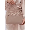 Rankinė per petį iš odos imitacijos, smėlio spalvos
