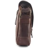 Vyriška odinė crossbody piniginė EL FORREST MB11-22, ruda, su auksinės spalvos detalėmis
