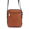 Vyriška ruda eko odos crossbody piniginė Pierre Cardin su reguliuojamu dirželiu