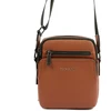 Vyriška ruda eko odos crossbody piniginė Pierre Cardin su reguliuojamu dirželiu