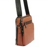 Vyriška ruda eko odos crossbody piniginė Pierre Cardin su reguliuojamu dirželiu