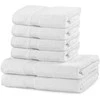 Rankšluostis Rankšluosčių rinkinys 2 vnt. 70x140 ir 4 vnt. 50x100 balti