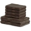 Rankšluostis Rankšluosčių rinkinys 2 vnt. 70x140 ir 4 vnt. 50x100 rudos spalvos