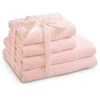 Rankšluostis Rankšluosčių rinkinys 2 vnt. 70x140 ir 2 vnt. 50x100 šviesiai rožinės spalvos