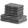 Rankšluostis Rankšluosčių rinkinys 2 vnt. 70x140 ir 4 vnt. 50x100 pilki