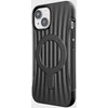 Raptic X-Doria Clutch dėklas iPhone 14 su MagSafe galiniu dangteliu, juodas