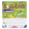 Rašau skaičius ir skaičiuoju. Knygelė su grioveliais. 6-7 metų vaikams