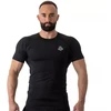 Rashguard, juoda, trumpos rankovės, BlackRS - S
