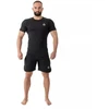 Rashguard, juoda, trumpos rankovės, BlackRS - S
