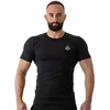 Rashguard, juoda, trumpos rankovės, BlackRS - S