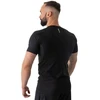 Rashguard, juoda, trumpos rankovės, BlackRS - S