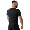 Rashguard, juoda, trumpos rankovės, BlackRS - S