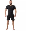 Rashguard, juoda, trumpos rankovės, BlackRS - S