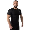 Rashguard, juoda, trumpos rankovės, BlackRS - S