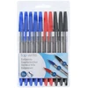 Topwrite - Ballpoint pen set 10 pcs. (Mėlyna/Juodas/Raudona)