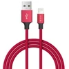 Raudonas Devia Pheez USB-C į Lightning laidas, 1 m