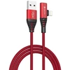 Raudonas „Devia Strom Series“ 2in1 įkrovimo laidas, 1,2 m