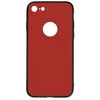 Raudonas grūdinto stiklo dėklas Tellur Cover Glass DUO, skirtas iPhone 8