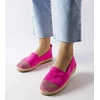 Rausvos platformos espadrilės Magali