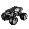 Lean Toys Nuotoliniu būdu valdomas policijos visureigis RC 1:16
