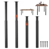 VEVOR Reguliuojamos stalo kojos, 710-1100 mm, plieninės, juodos
