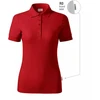 Reserve moteriški polo marškiniai (Raudona (Prekės ženklo etiketė))