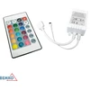 RGB LED juostų valdiklis su nuotolinio valdymo pulteliu 72W