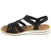 Rieker sandalai V0646-00 juodi 36