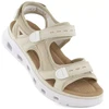 Rieker W RKR691 patogūs velcro sandalai smėlio spalvos