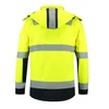 Rimeck dviejų spalvų EN ISO 20471 softshell striukė M MLI-T5297 fluorescentinė geltona