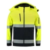 Rimeck dviejų spalvų EN ISO 20471 softshell striukė M MLI-T5297 fluorescentinė geltona