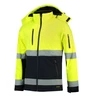 Rimeck dviejų spalvų EN ISO 20471 softshell striukė M MLI-T5297 fluorescentinė geltona