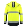 Rimeck dviejų spalvų EN ISO 20471 softshell striukė M MLI-T5297 fluorescentinė geltona