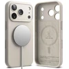 Ringke Silikoninis Magnetinis MagSafe dėklas iPhone 17 Pro - Smėlio spalvos