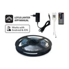 Rinkinys PLAY SET - RGB LED juosta (5m) su valdikliu, maitinimo šaltiniu ir nuotolinio valdymo pulteliu
