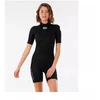 RIP CURL Freelite trumpomis rankovėmis pavasarinis putų kostiumas moterims - juodas