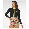 Rip Curl G-Bomb 1.5 Ls Fz Crop Jkt moteriška striukė, juoda