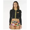 Rip Curl G-Bomb 1.5 Ls Fz Crop Jkt moteriška striukė, juoda