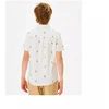 RIP CURL Hula Breach marškiniai berniukams, balti
