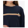 RIP CURL Melting Wave ilgomis rankovėmis marškinėliai mergaitėms, tamsiai mėlyni