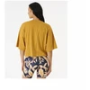 RIP CURL Seacell Crop Heritage marškinėliai, geltoni