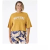 RIP CURL Seacell Crop Heritage marškinėliai, geltoni
