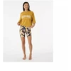 RIP CURL Seacell Crop Heritage marškinėliai, geltoni